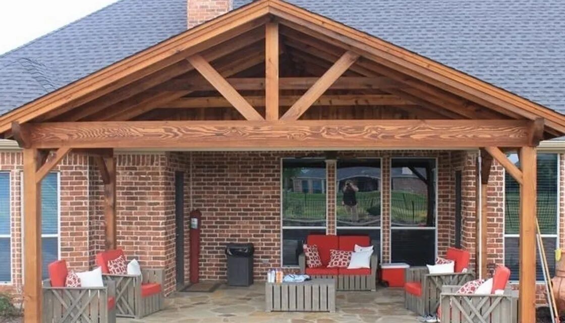 Cedar Patio Cover in Denton