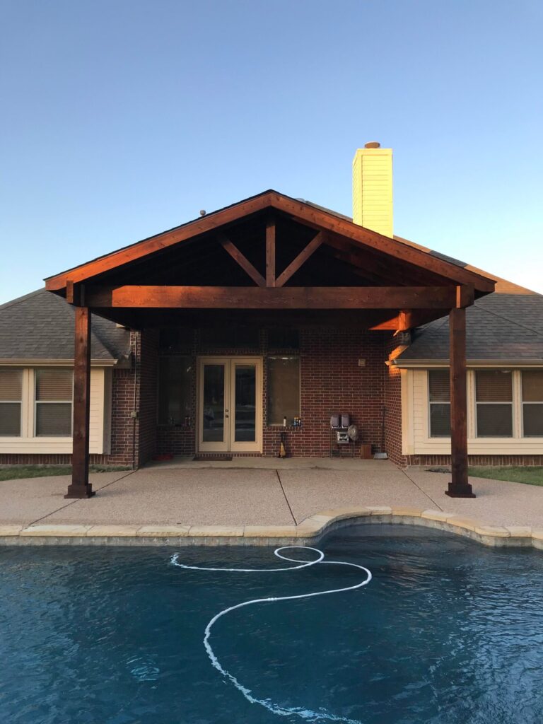 Cedar Patio Covers in Frisco TX