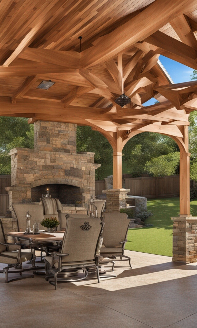 Cedar Patio Covers in Flower Mound TX