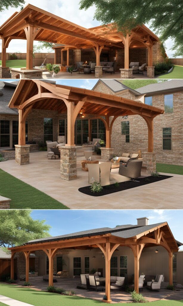 Custom Cedar Patio Covers Built for Flower Mound Homes