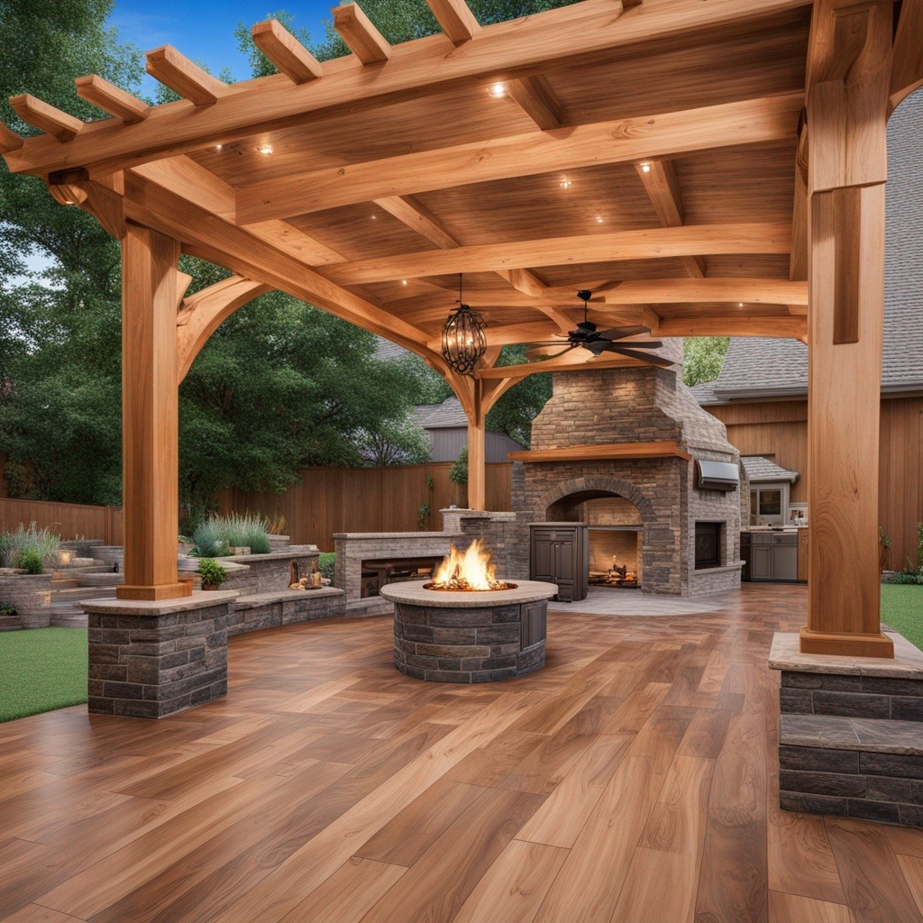Custom Cedar Patio Covers in Celina TX