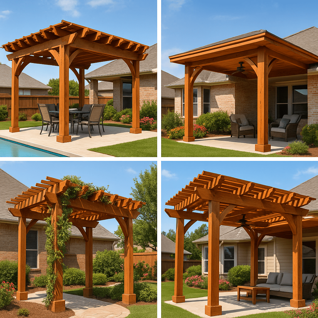 Cedar Patio Covers in Corinth TX