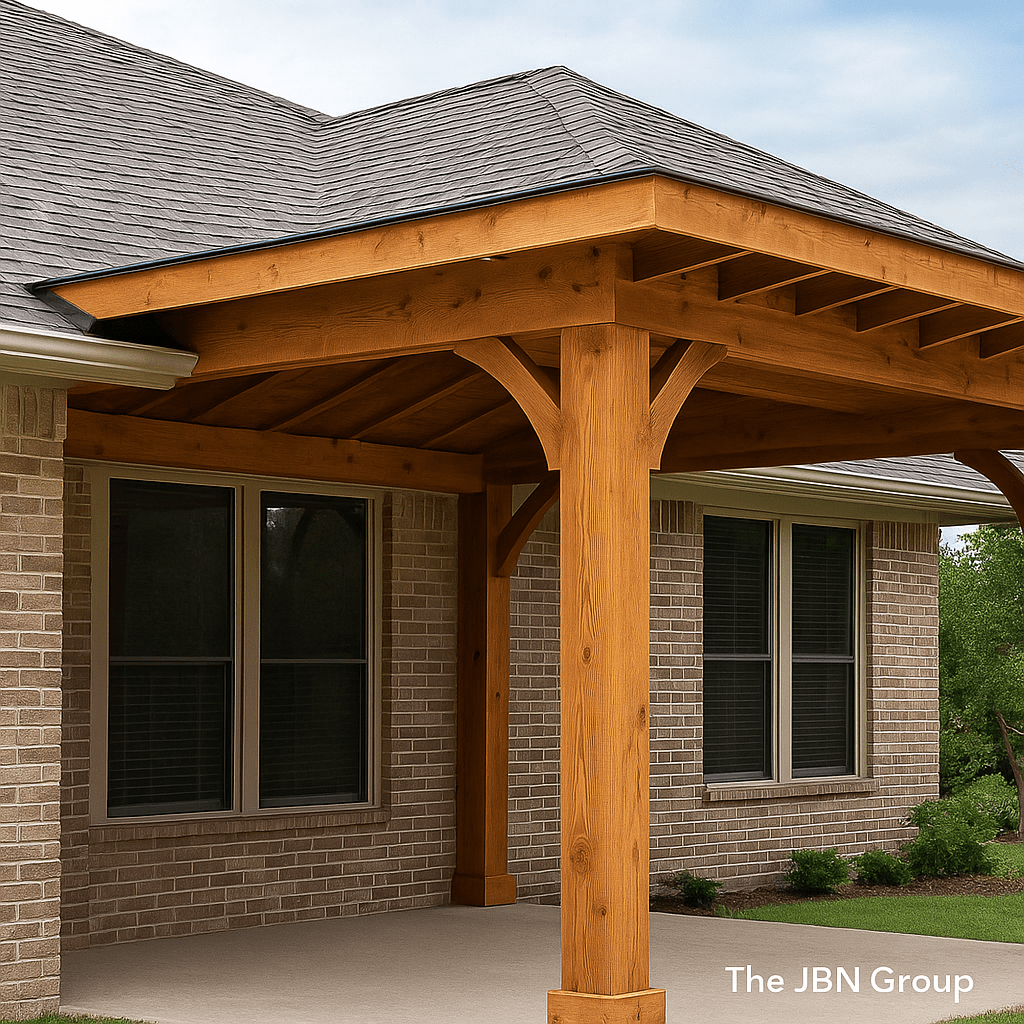 Extended Roof-line Covers for Cohesive Curb Appeal