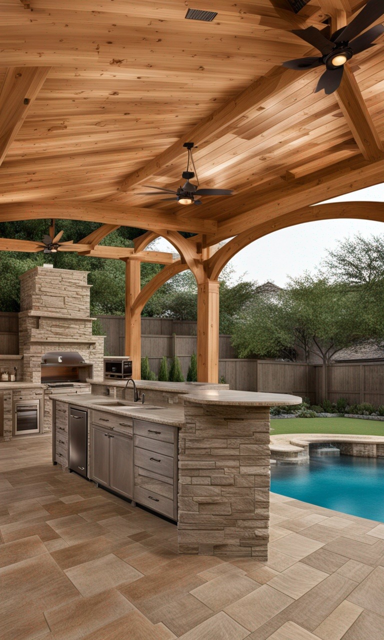 Flower Mound Cedar Patio Cover Installation Process