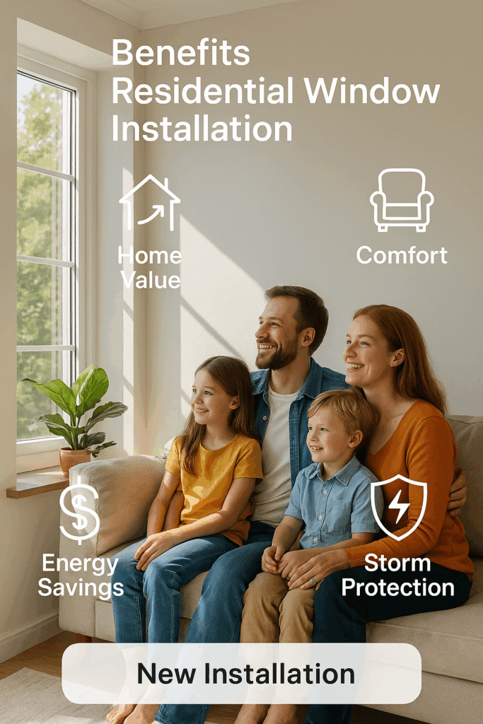 Benefits of Residential Window Installation in Flower Mound