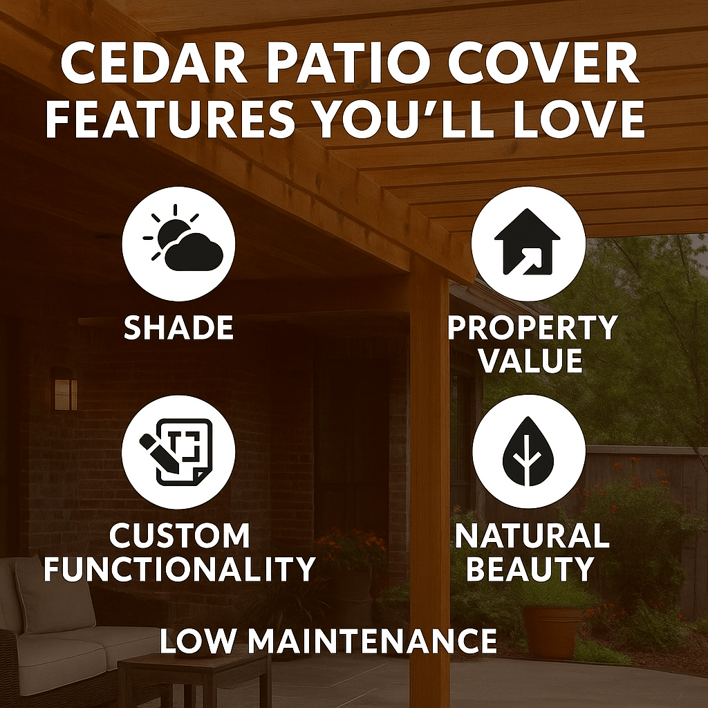 Cedar Patio Cover Features You’ll Love