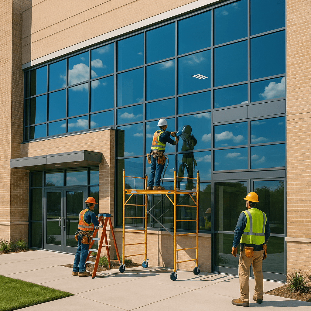 Comprehensive Commercial Window Services for Flower Mound Businesses