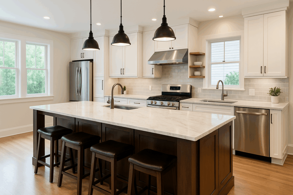 Countertop Upgrades and Backsplash Installation