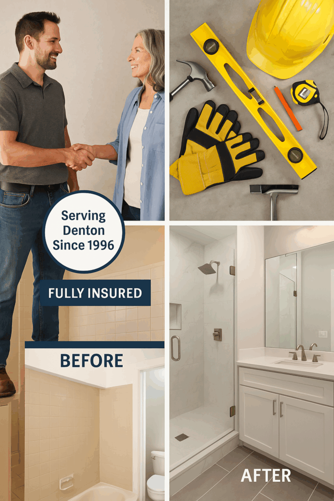 Denton TX Bathroom Remodeling