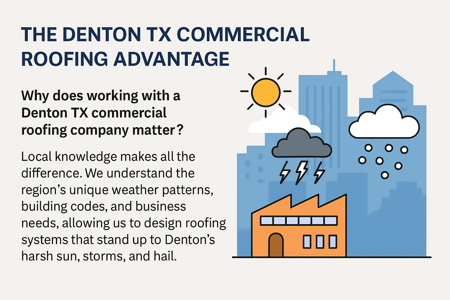Denton TX Commercial Roofing Advantage