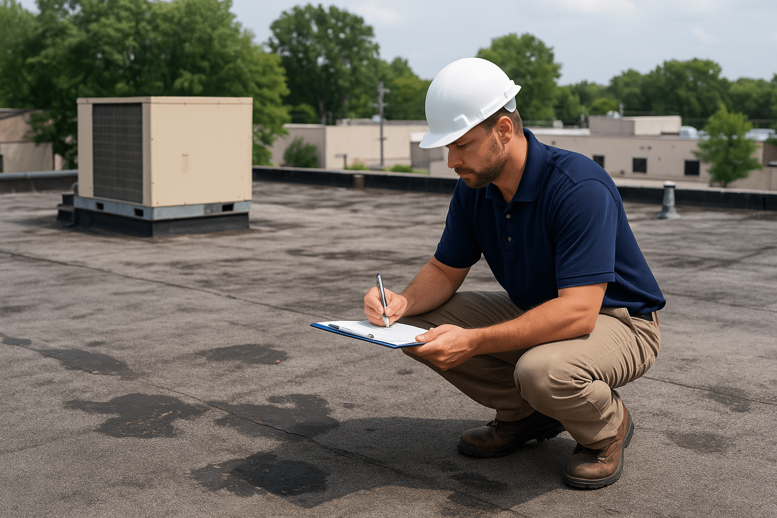 Schedule Your Free Commercial Roof Inspection in Denton TX