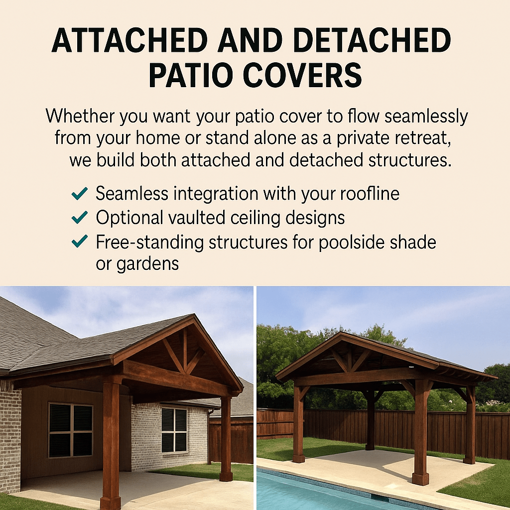 Attached and Detached Patio Covers
