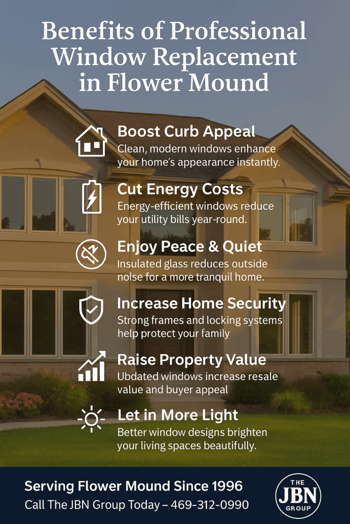 Benefits of Professional Window Replacement in Flower Mound