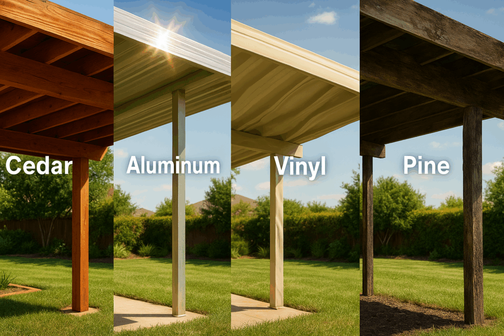 Best Material for Patio Covers in Texas