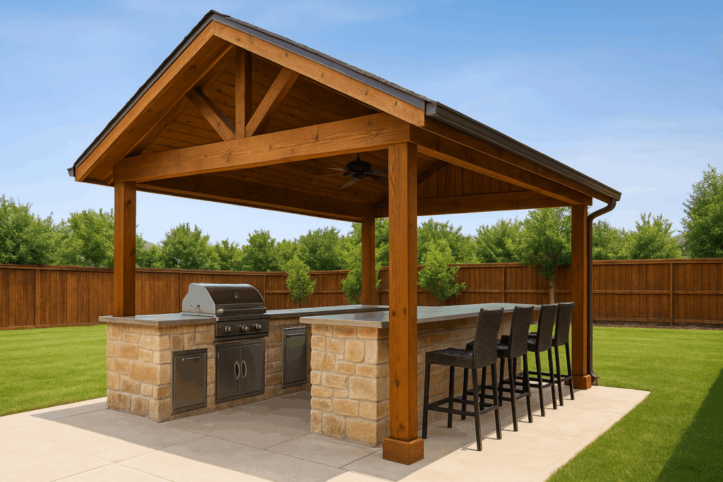 Covered Outdoor Kitchens 1