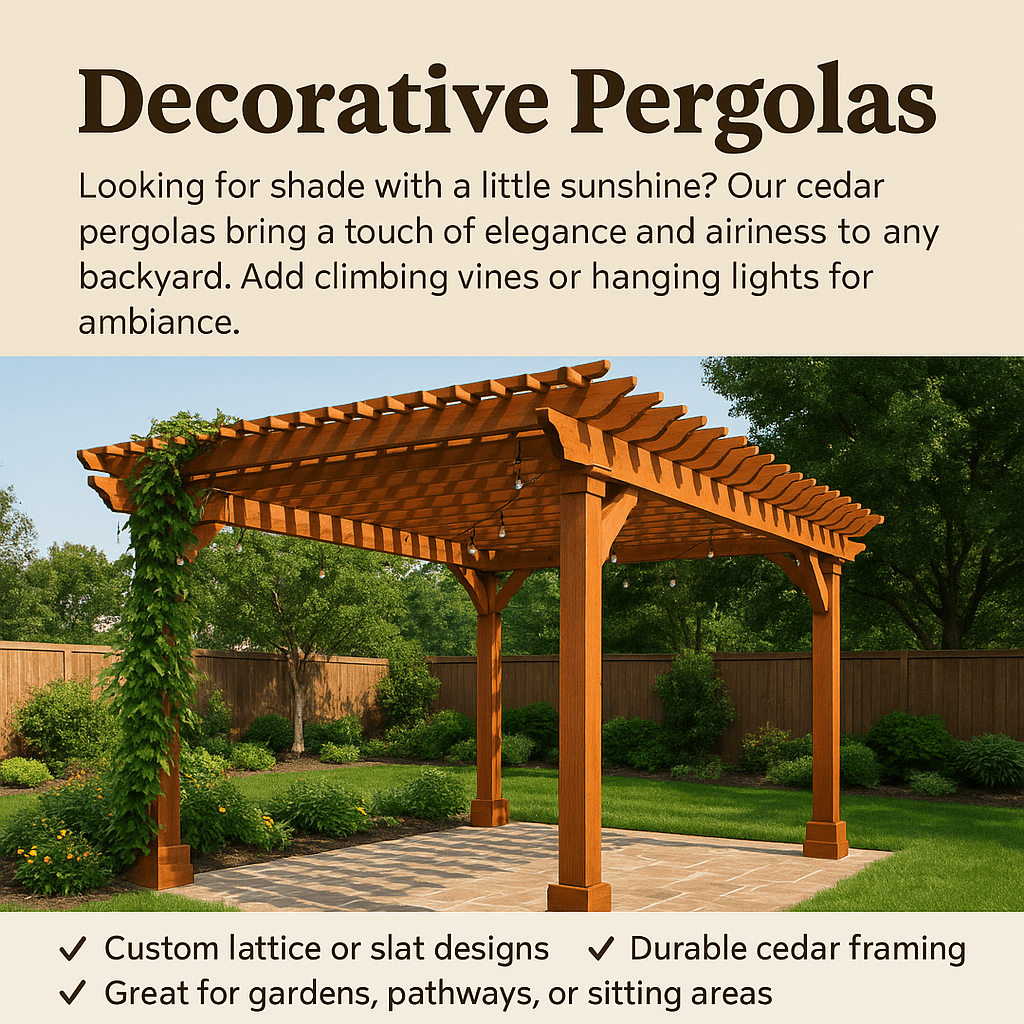 Decorative Pergolas