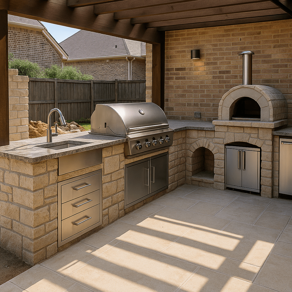 Outdoor Kitchen Construction