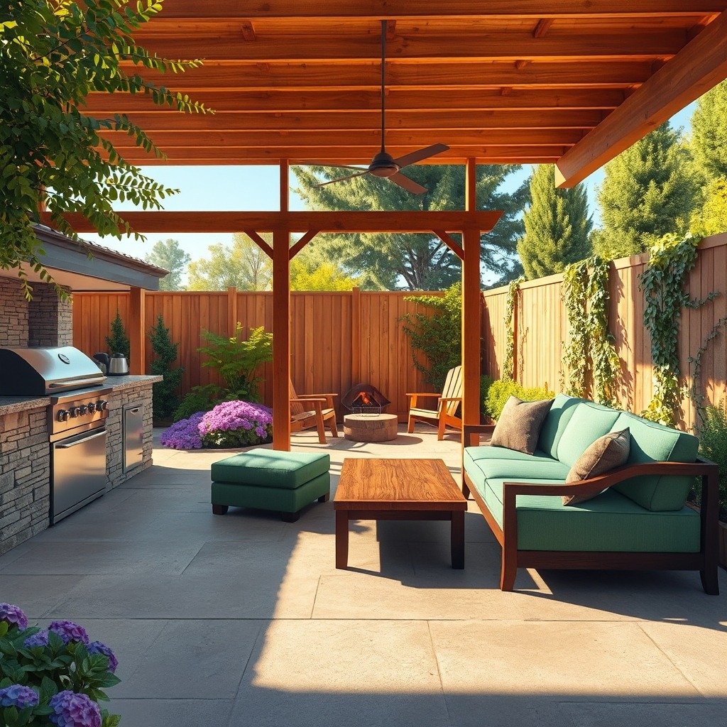 Outdoor Living Spaces & Cedar Patio Covers
