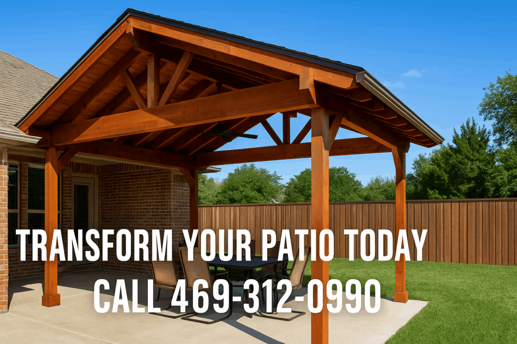 Transform Your Patio Today – Call 469 312 0990