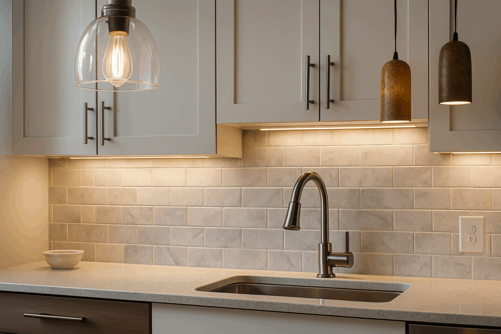 Backsplashes and Lighting