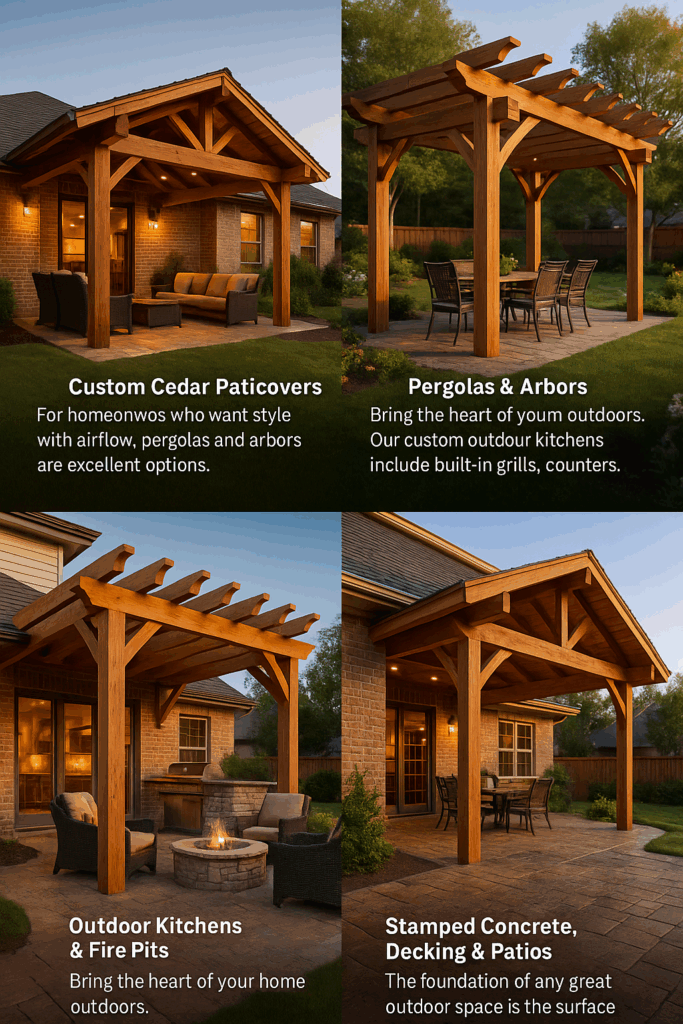 Our Denton Outdoor Living Patio Cover Services