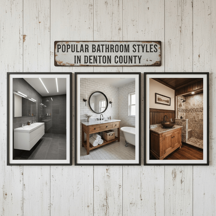 Popular Bathroom Styles in Denton County