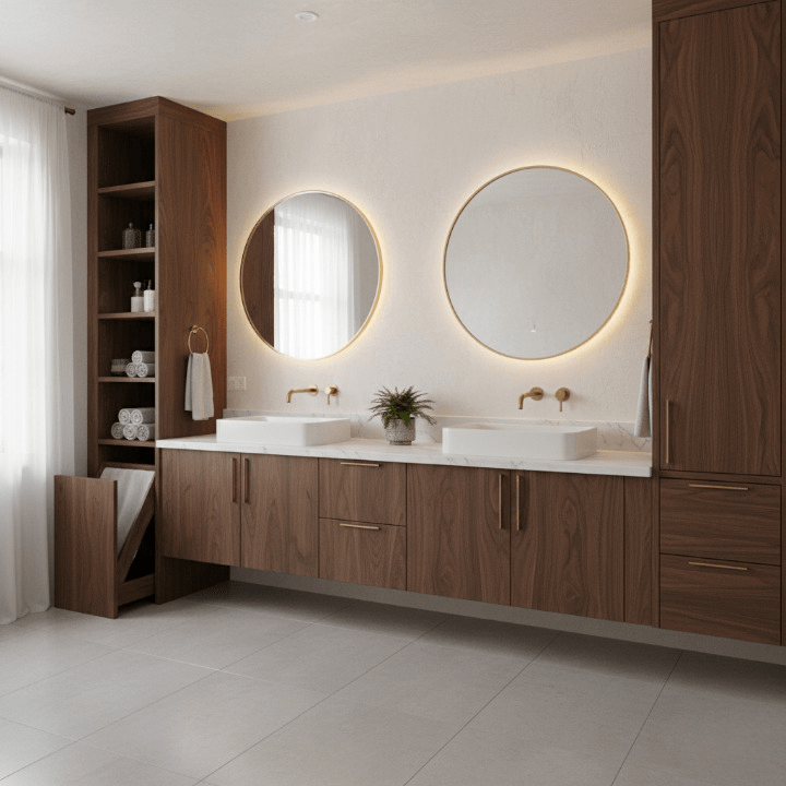 Vanities and custom storage