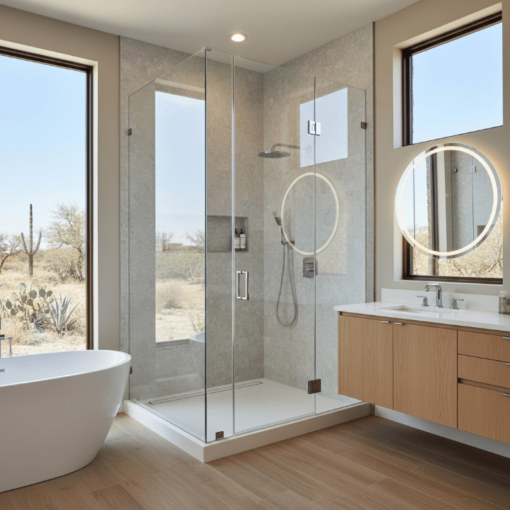 Walk In Showers Glass Enclosures