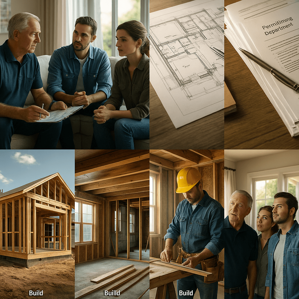 What is our home addition process in Denton