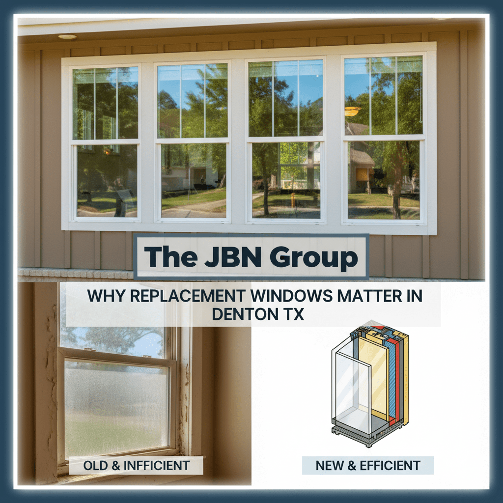 Why Replacement Windows Matter in Denton TX
