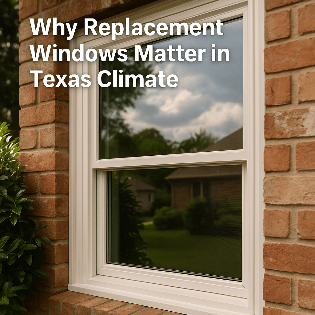 Why Replacement Windows Matter in Texas Climate