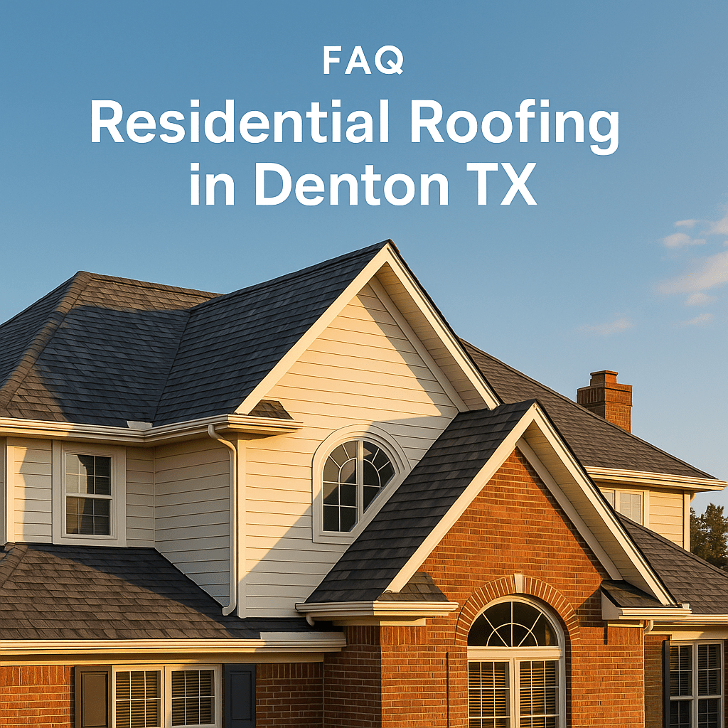 Residential roofing in Denton Texas