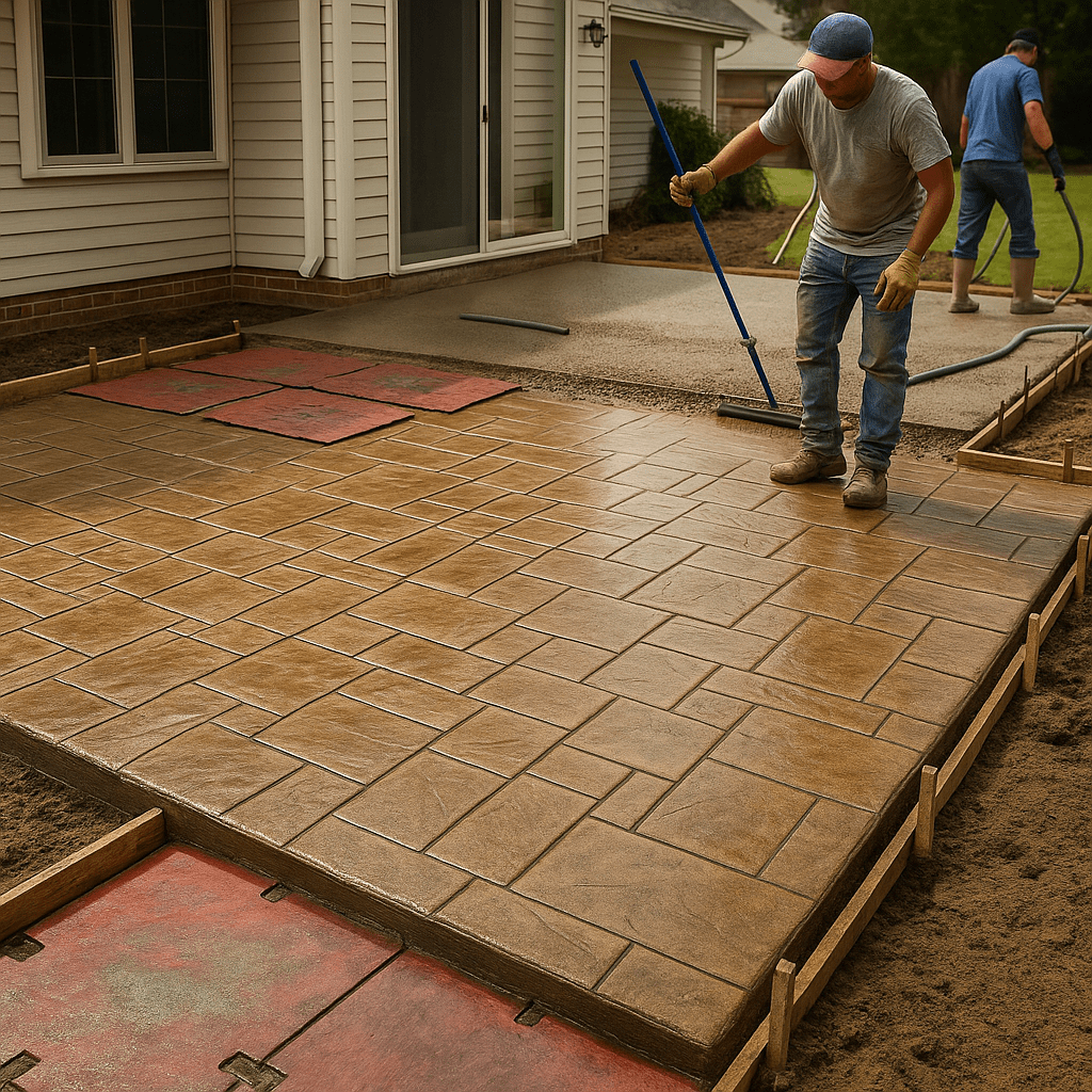 Our Process Stamped Concrete
