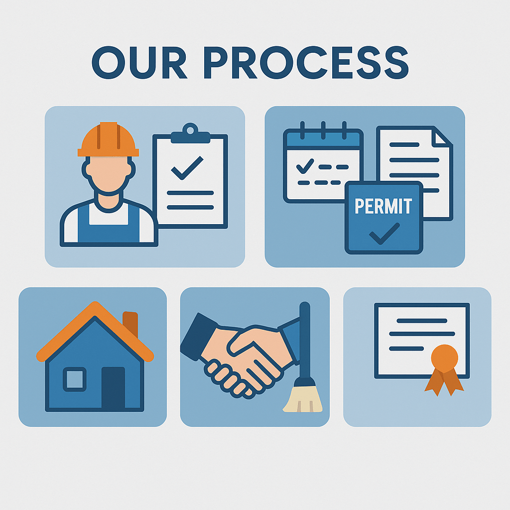 Our Step by Step Roofing Process