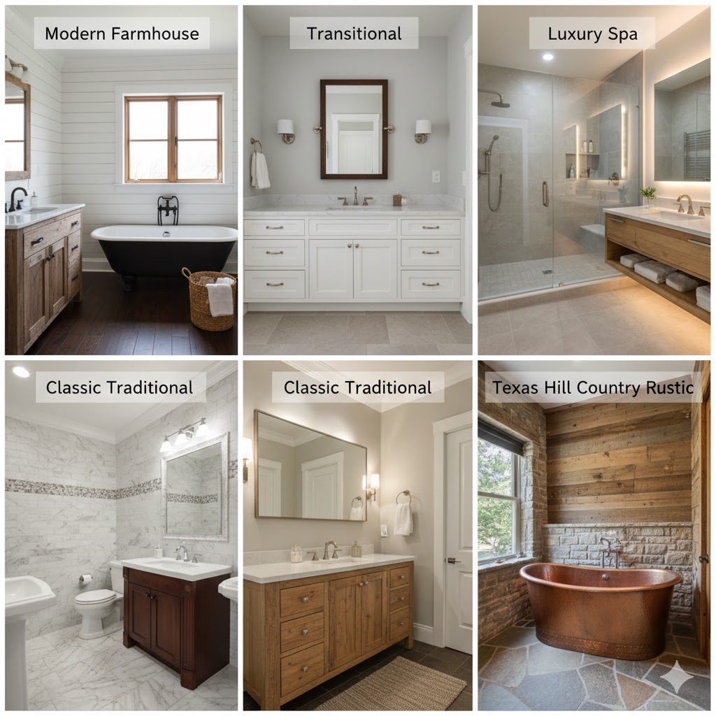 Popular Styles Design Trends in Argyle Bathrooms