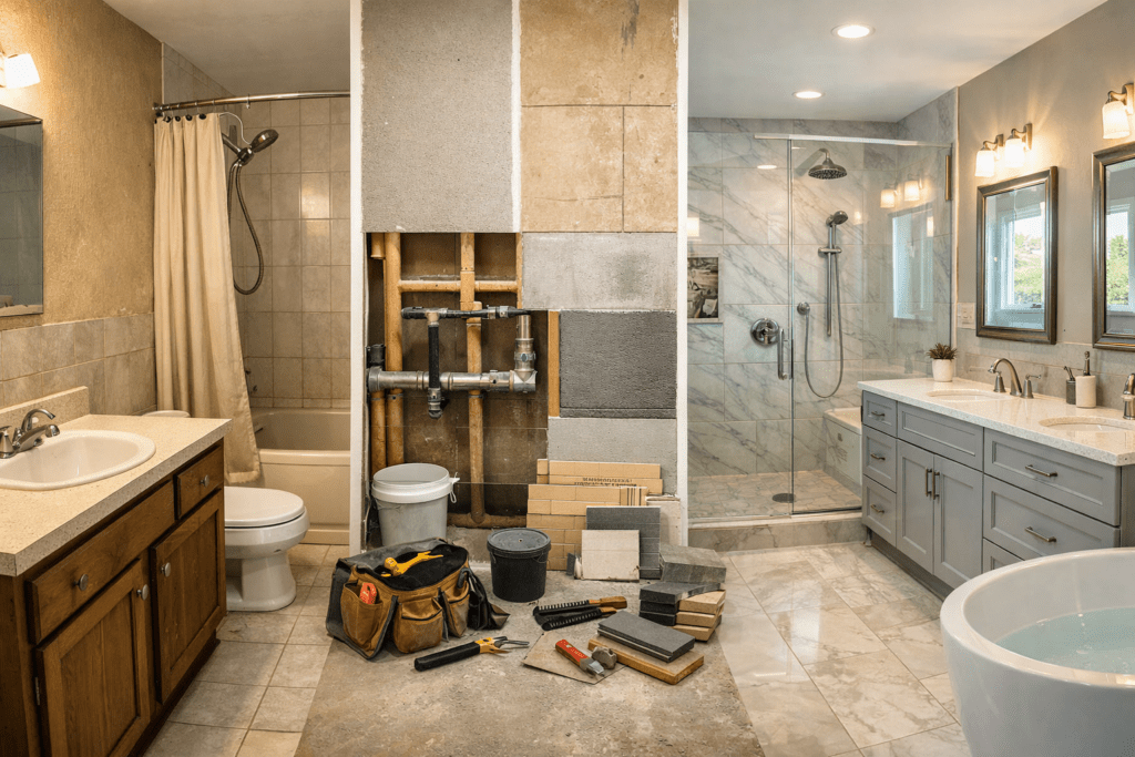 A well built bathroom provides long term value better functionality