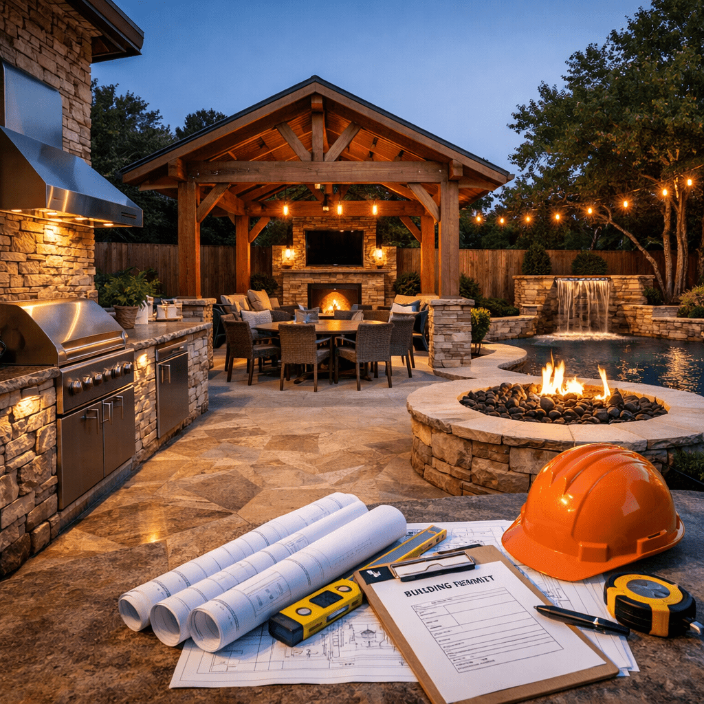 Several factors influence outdoor living project pricing
