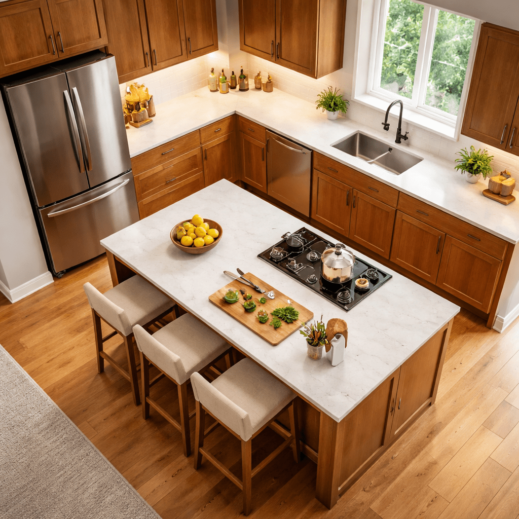 The Work Triangle – Smart Kitchen Layout Planning