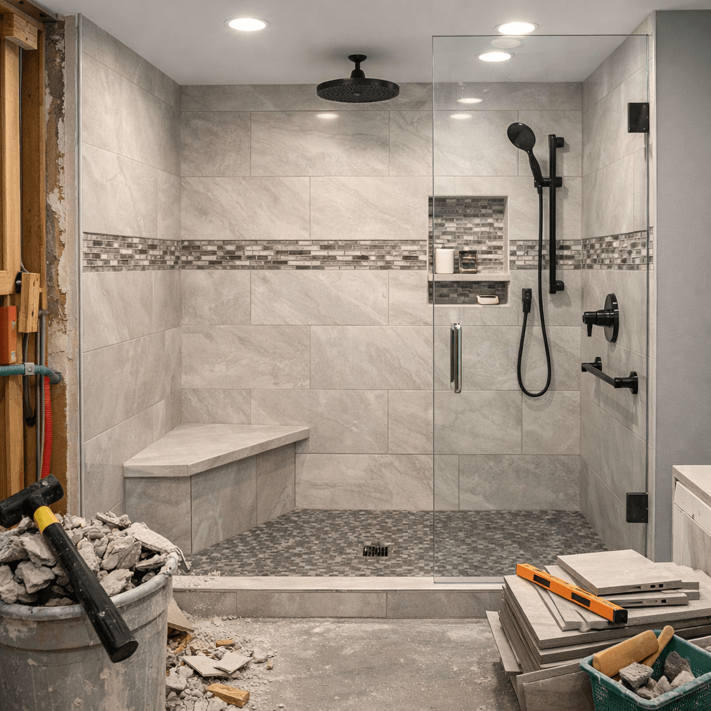 Walk In Shower Installation Process