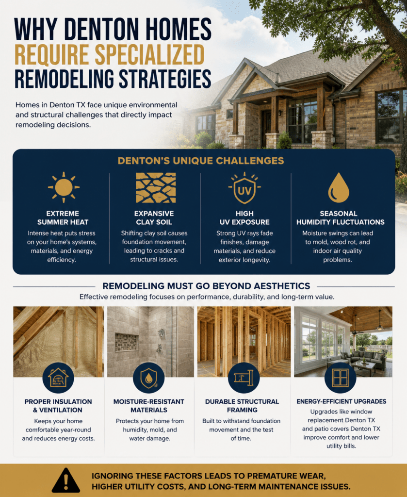 Why denton homes require specialized remodeling strategies