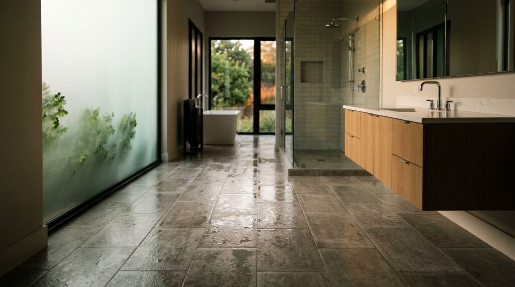 Best Bathroom Flooring for Denton TX Homes That Last