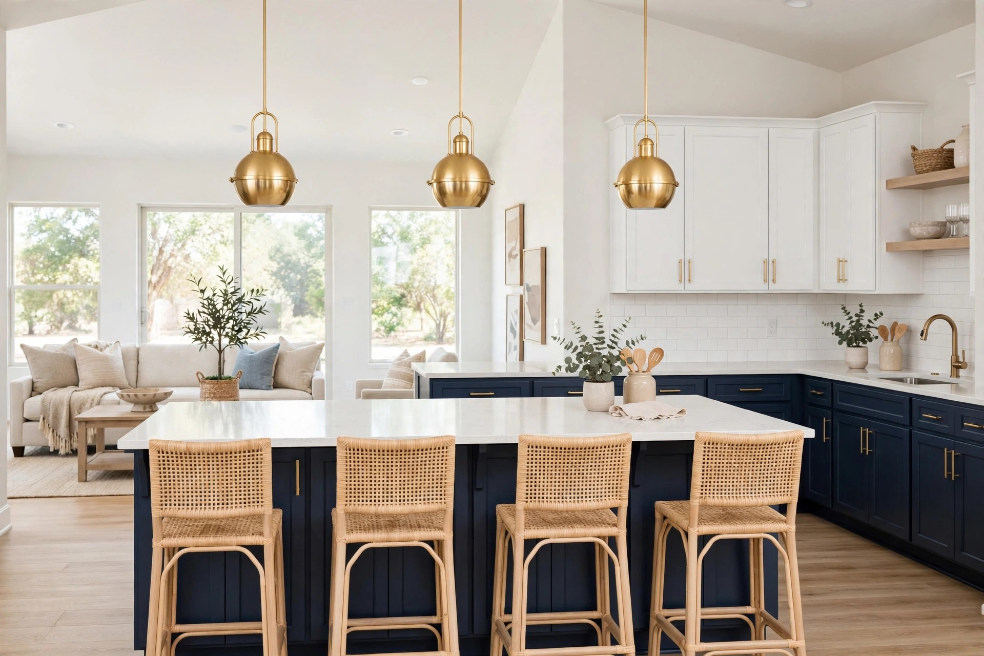 Kitchen Islands and Layout Changes Denton TX - Navy Island kitchen remodeling denton tx