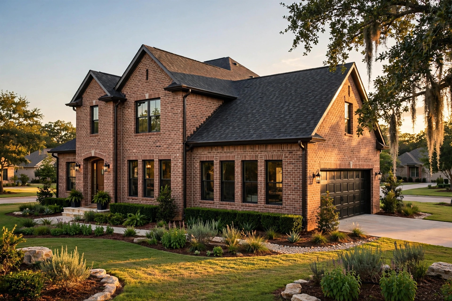 Home Additions Frisco TX - Brick Home Addition Exterior Brick home addition exterior tied into the existing roofline