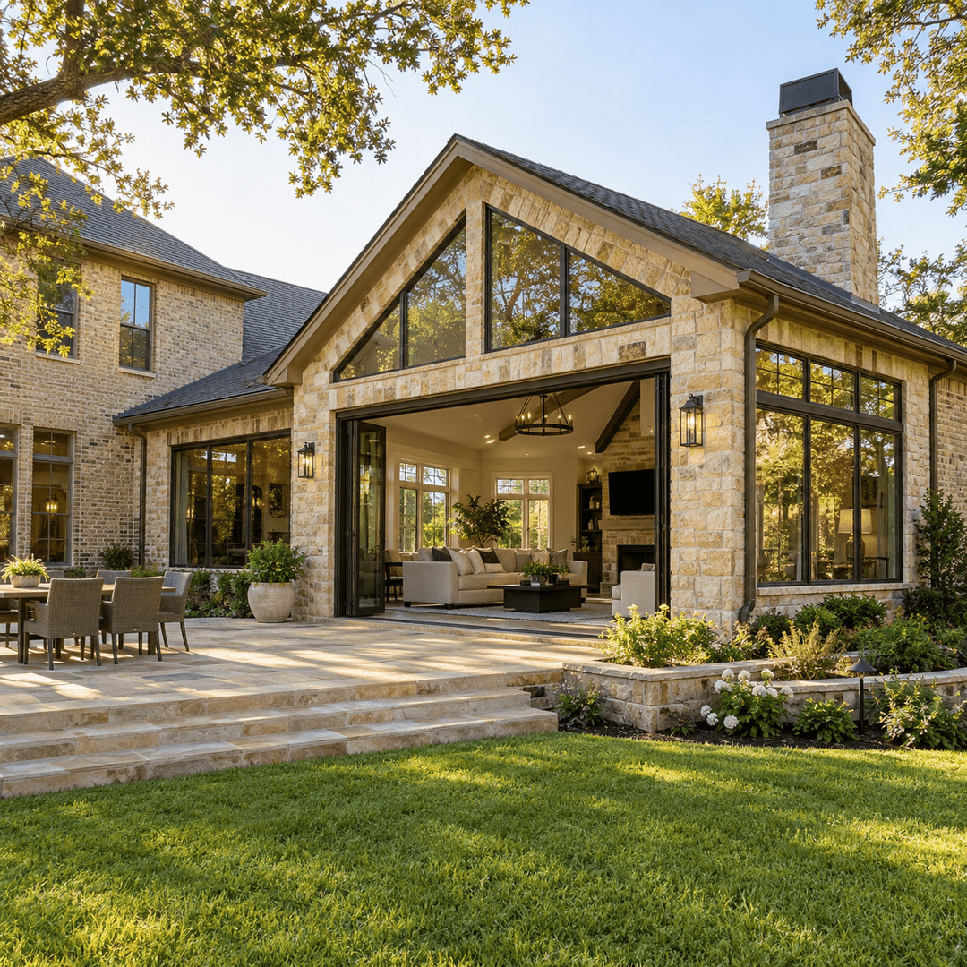 General Contractor Denton TX 9 Finished home addition connected to the original North Texas house