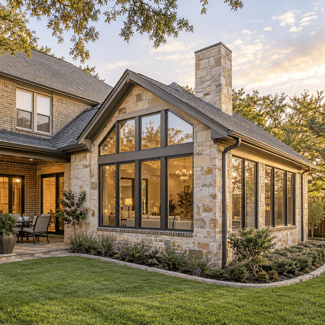 Remodeling Services 4 Finished home addition integrated with an existing North Texas house