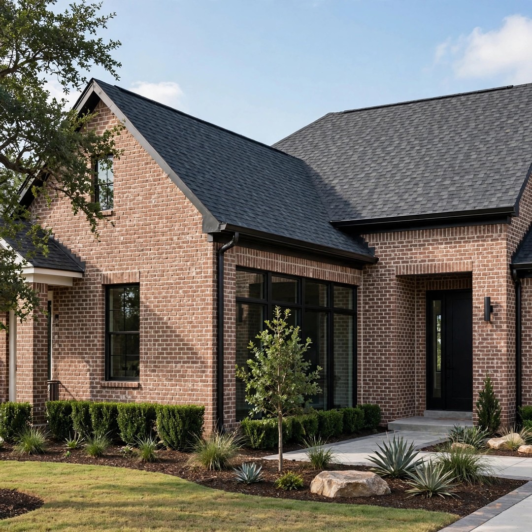 Home Additions Little Elm TX - Brick Home Addition Exterior Brick home addition exterior tied into the existing roofline