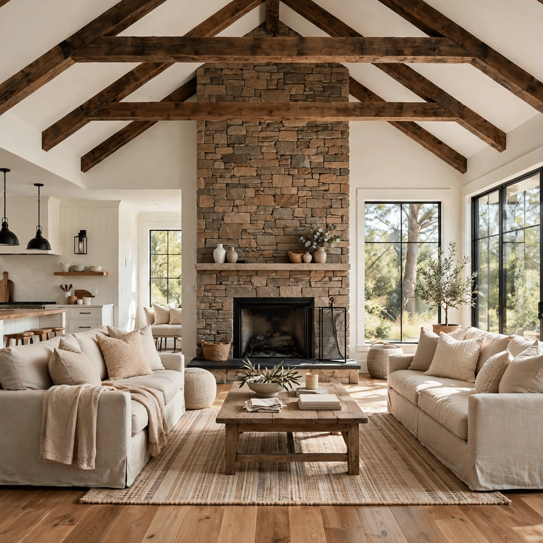General Contractor Sanger TX 1 Open living area representing whole-home remodeling in Sanger