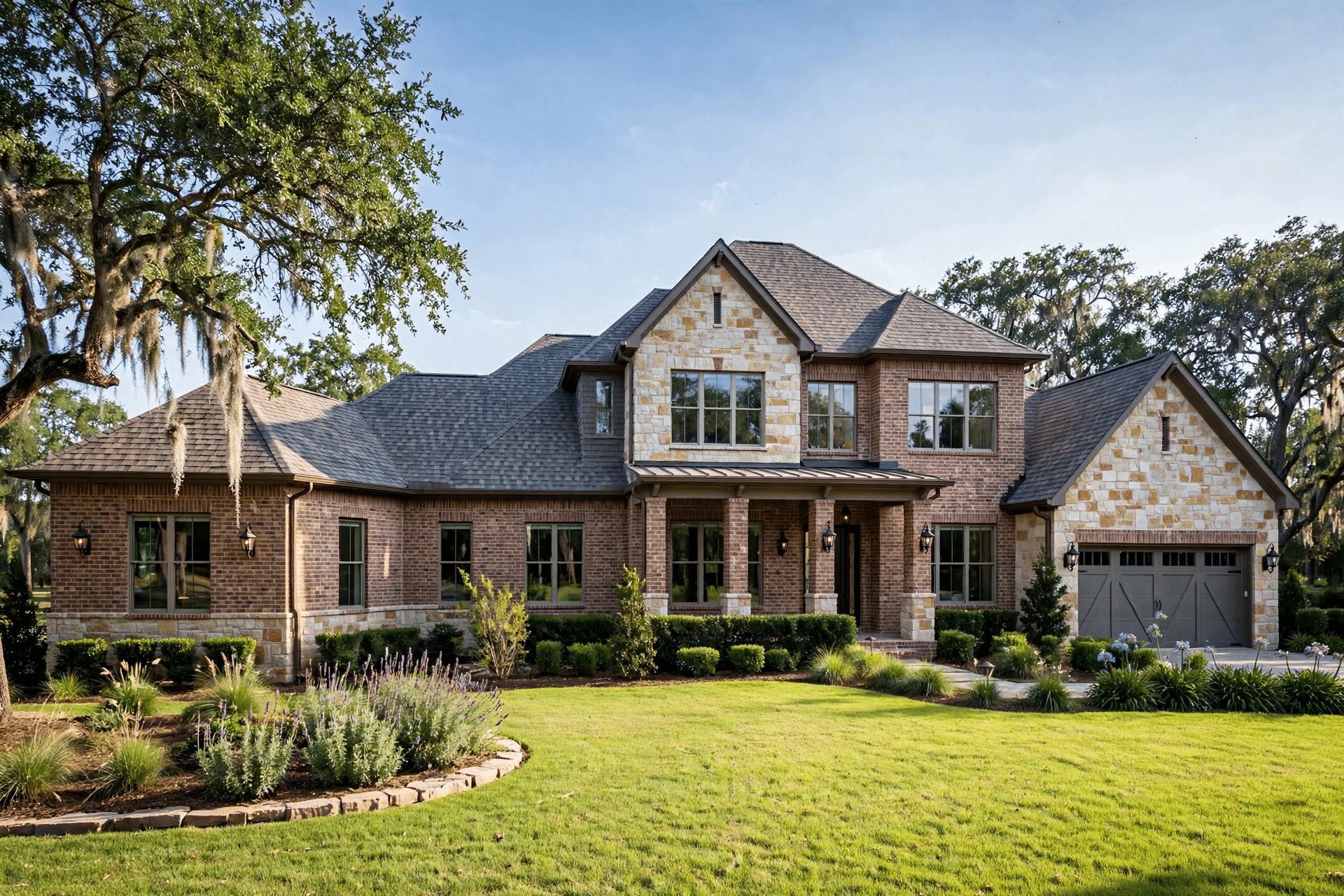 Home Additions The Colony TX - Brick Home Addition Exterior Brick home addition exterior tied into the existing roofline