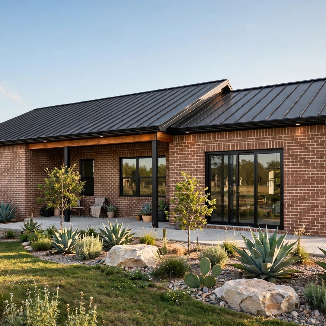 Home Additions Lake Dallas TX - Brick Home Addition Exterior Brick home addition exterior tied into the existing roofline