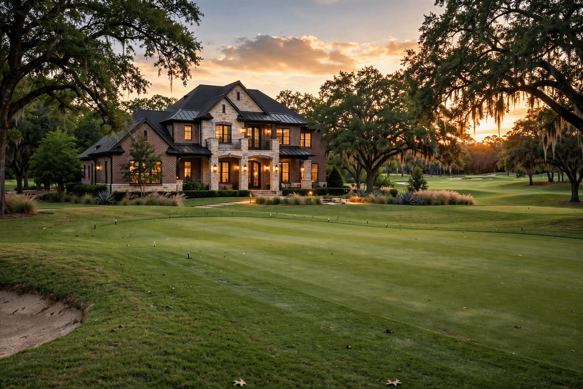 Structural and Multi-Trade Remodeling Trophy Club TX - Texas Home at Dusk general contractor trophy club tx